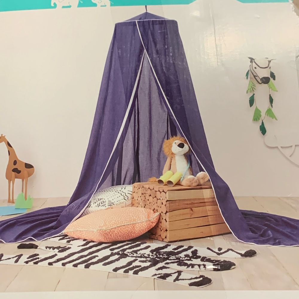 Pillowfort Blue Voile Canopy
